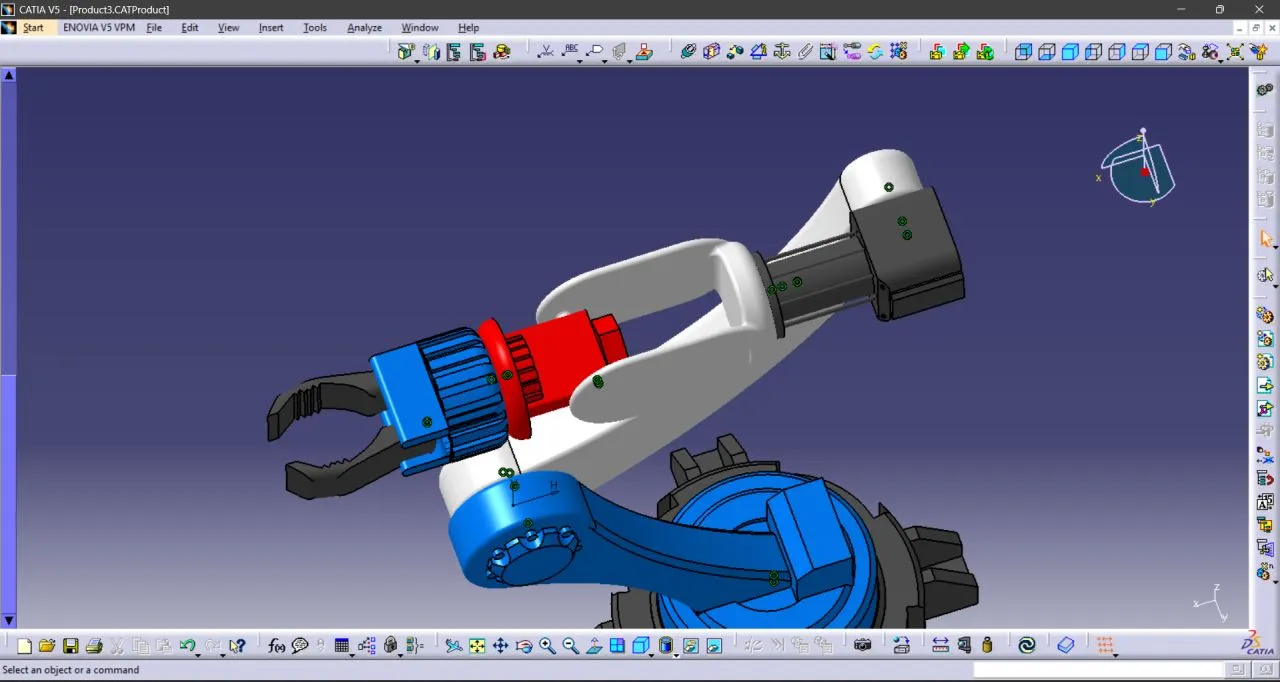 End effector — gripper close-up