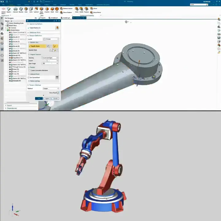 Flange — circular bolt-hole pattern