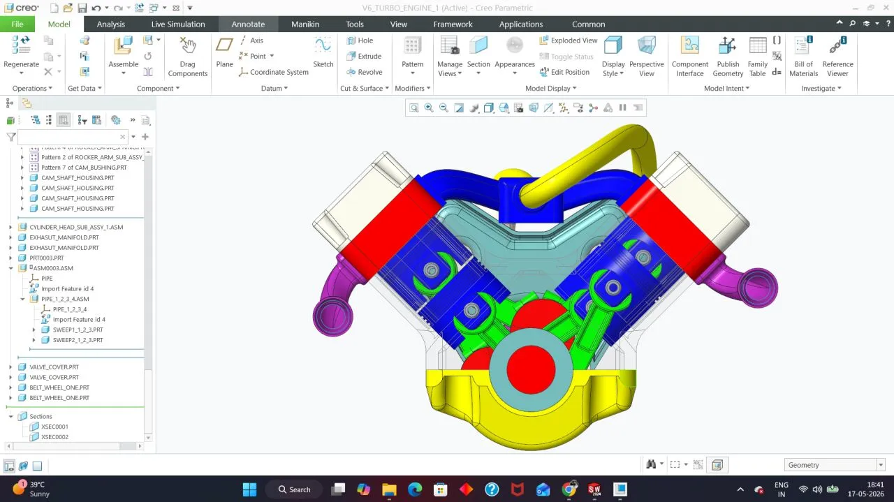 Camshaft drive sprockets — timing detail
